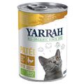 (FÜR ERWACHSENE KATZEN) HÜHNERPASTE MIT MEEREALGEN BIO 400 g - YARRAH