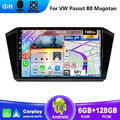 6G+128GB Autoradio GPS Android14 Für VW Passat B8 Magotan CarPlay DSP DAB+AHD BT