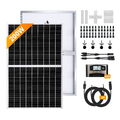 200W Monokristallin12V Solarpanel Solar Set Solarmodul für Garten Camping PV