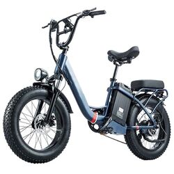 Ebike 20 Zoll Elektrofahrrad 31.5AH E-Fahrrad Mountainbike Moped Fatbike Pedelec