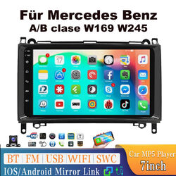 Autoradio kam Für Mercedes-Benz A/B Klasse/Vito W169 W639 W245 GPS Nav Android13