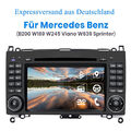 7" Autoradio Navi GPS DVD USB DAB+ Für Mercedes Benz A/B Klasse W245 W169 Viano