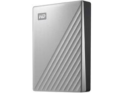 WD My Passport Ultra 4TB Silver USB-C/USB3.0 HDD 6,4cm 2,5Zoll Metal finish RTL