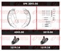 Bremsensatz Trommelbremse Super Precision Kit REMSA SPK 3045.00 für VW 180mm 86C