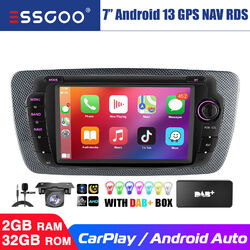 Für Seat Ibiza MK4 6J 09-13 DAB+ Carplay Autoradio 2+32G Android 13 GPS NAV KAM