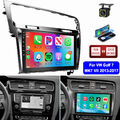 1+32G Android 13 Autoradio Carplay GPS Navi EQ KAM Für VW Golf 7 MK7 VII 13-2017