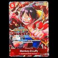 One Piece Card Game Promo Monkey D Luffy ST01-012 WINNER Tournament English Foil