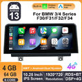 10.25" Android 13 4G Autoradio Carplay 8 Core GPS Für BMW 3 Series F30 F31 NBT