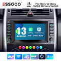 Autoradio Carplay Android 13 4+64G Für Mercedes Benz A/B W169 W245 7" GPS Nav 4G