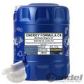 20 LITER MANNOL MOTORÖL + HAHN ENERGY FORMULA ACEA C4 SAE 5W30 MB 226.51/229.31