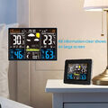 Digital Funkuhr Wetterstation Funkwecker Thermometer Hygrometer mit Außensensor