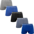 5-er Pack Herren Mikrofaser Boxershorts GIANVAGLIA® Basic 9926, M/L - XL/XXL