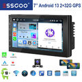 7" Carplay Doppel DIN 2+32G Autoradio Android 13 GPS Navi BT RDS FM WIFI +Kamera