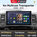 64GB Für VW Multivan V T5 Transporter Touareg Android 13 Autoradio GPS SWC USB