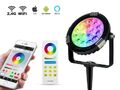 Smart LED Strahler Profi RGB+CCT 9W Funk WiFi Wlan Alexa Gartenstrahler IP65