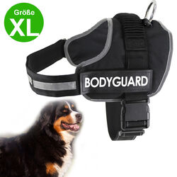 HUNDEGESCHIRR Brustgeschirr gepolstert S M L XL verstellbar REFLEKTIEREND Nylon