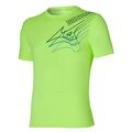 Mizuno Core Graphic Tee Herren J2GA2057 Neolime 37 Sport T-Shirt Neu