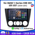 128G Für BMW 1er E81 E82 E87 E88 2004-11 9" Android 13 Autoradio GPS Navi SWC BT