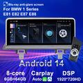 für BMW 1er E81 E82 E87 E88 10.25'' Android 14 CarPlay Autoradio 64GB GPS Navi