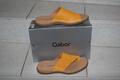 Original NEU: GABOR Leder-Pantolette Gr. 39 in mango-gelb