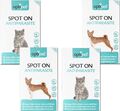 OptiPet 2x Spot On Katze 2x Spot On Hund gegen Zecken Milben Anti-Floh Tropfen