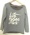 QS by S. OLIVER Baumwolle Sweatshirt Gr. S / 36 grau