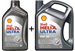 Shell Helix Ultra ECT C2/C3 0W-30 SPARSET 5+1 Liter 550054064