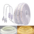 220V 2835 5050 LED Streifen Strip Licht IP67 Wasserdicht Band Leiste Dimmbar