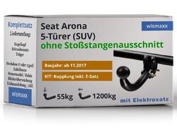 ANHÄNGERKUPPLUNG für Seat Arona 17-21 starr WESTFALIA +13pol E-Satz ECS