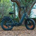 MYATU Elektrofahrrad E-Bike 20 Zoll 4,0 Fat Tire E-Fahrrad Klapprad 250W 7-Gänge