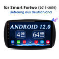 Android 12 Autoradio Für Mercedes Benz Smart Fortwo 453 GPS Navi CarPlay 4+64GB