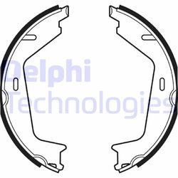 DELPHI 4x Bremsbacken Bremsbackensatz für Trommelbremse Hinten LS2144