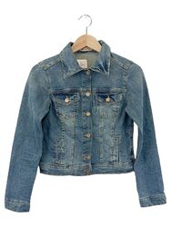 UTA RAASCH Damen Jeansjacke Blau Gr.36 Denim Casual Look