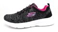 Skechers Dynamight 2.0 Sportschuhe Damen Trainingsschuhe Sneaker Schwarz Freizei