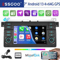 Autoradio Android 13 Apple Carplay Für BMW 3er E46 M3 MG ZT 4+64GB GPS NAVI DSP