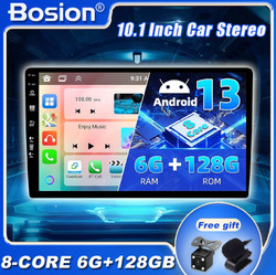 6G+128G Autoradio Android 13 Car Play GPS Navi DSP WIFI RDS Octa Core DAB 10.1''