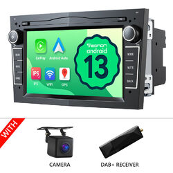 DAB+Android 13 Autoradio GPS Für Opel Zafira B Corsa C D Astra G H Vivaro Vectra