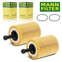 2x MANN ÖLFILTER HU719/7x FÜR AUDI A3 A4 A6 VW GOLF IV V PASSAT SEAT LEON SKODA