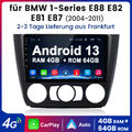 Für BMW 1er E81 E82 E87 E88 2004-2011 CarPlay Android13 Autoradio GPS Navi 4+64G