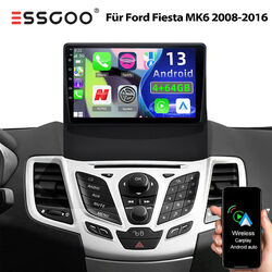 2+64G Android 14 Autoradio Carplay GPS Navi RDS WIFI Für Ford Fiesta MK6 2008-16