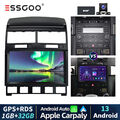 1+32G Autoradio Android 13 Carplay DAB+ Für VW Touareg 7L 2003-2010 GPS WiFi Kam