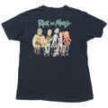 T-Shirt RICK and MORTY | Groß | Rundhalsausschnitt T-Shirt Top Grafik Retro AU16