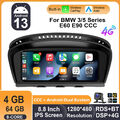 8.8" Für BMW 5er E60 E61 E90 E91 CCC Autoradio GPS Cam 8 Core 4+64GB CarPlay 4G