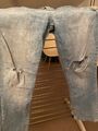 Ausgefranste Jeans, Identic, Gr. 34/32, Slim