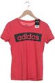 adidas T-Shirt Damen Shirt Kurzärmliges Oberteil Gr. M Baumwolle Rot #52t32cm