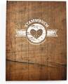 Stammbuch der Familie 21x16cm Rusty Wood Hochzeit Familienstammbuch Trauzeugen