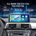 10.25'' Android 14 Autoradio CarPlay 64GB FÜR BMW F30 F31 F32 F33 F34 F36 EVO