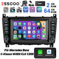 2+64G Android13 Autoradio Für Mercedes C-Klasse W203 CL203 CLK C209 GPS NAV DAB+