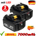 2X 7,0AH Ersatz Akku Für Makita BL1860B 18V LXT Li-ion BL1850B BL1830 battery