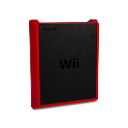 defekte Wii MINI Konsole ohne alles in Rot Schwarz #90D Defekt